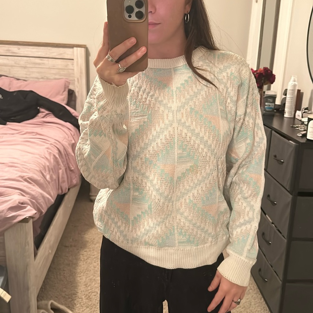 Patterned sweater